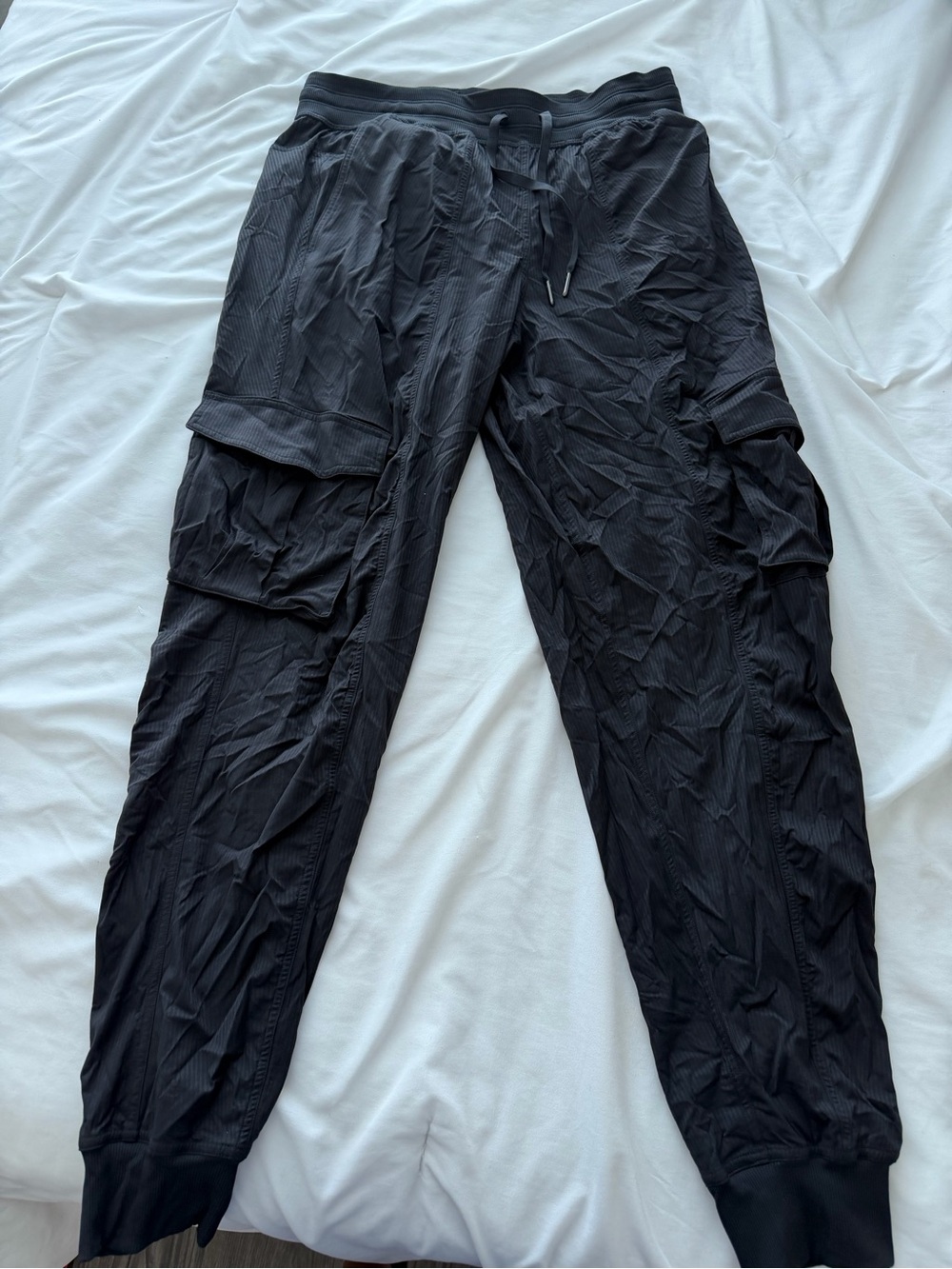 lululemon athletica Black Cargo Jogger Pants - Utility Pockets